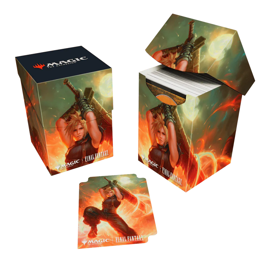 マジック：ザ・ギャザリング Ultra PRO Deck Box FF Ultra-Pro MTG Final Fantasy Premium Alcove Edge Deck Box - Cloud