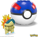 Mega Construx: PokémonGenerations Poke Ball (6 options) Toys Mattel, Inc Cyndaquil  