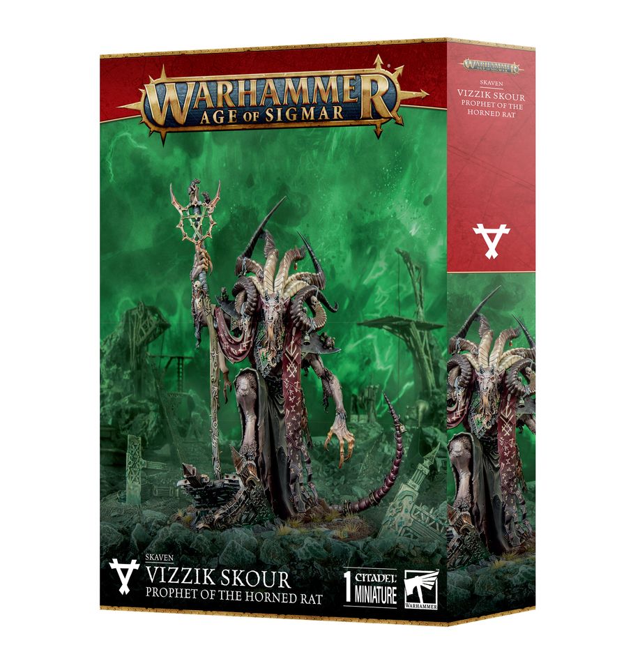 Skaven スタートコレクティング Age of Sigmar Skaven: Vizzik Skour, Prophet of the Horned Rat