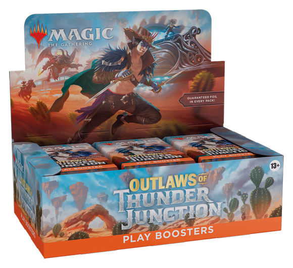 MTG [OTJ] Outlaws of Thunder Junction Play Boosters (4 options) Trading Card Games Wizards of the Coast OTJ Play Box  