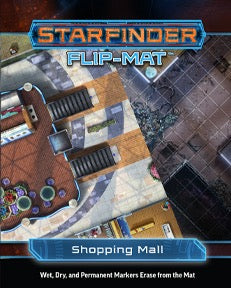 Starfinder Flip Mat: Shopping Mall Role Playing Games Paizo   