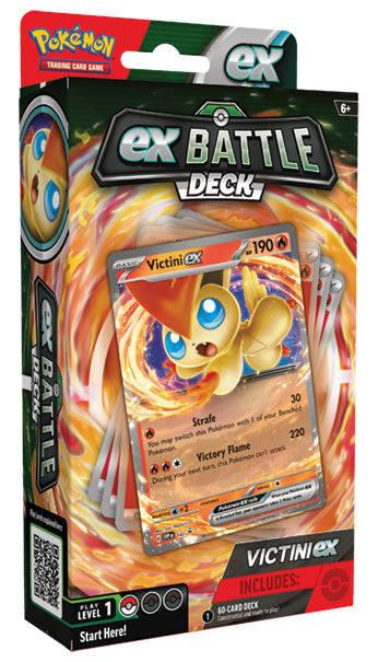 Pokemon TCG Battle Decks: Victini ex and Miraidon ex (2 options) Common Ground Games Pokemon TCG Battle Decks: Victini ex and Miraidon ex (2 options) Common Ground Games