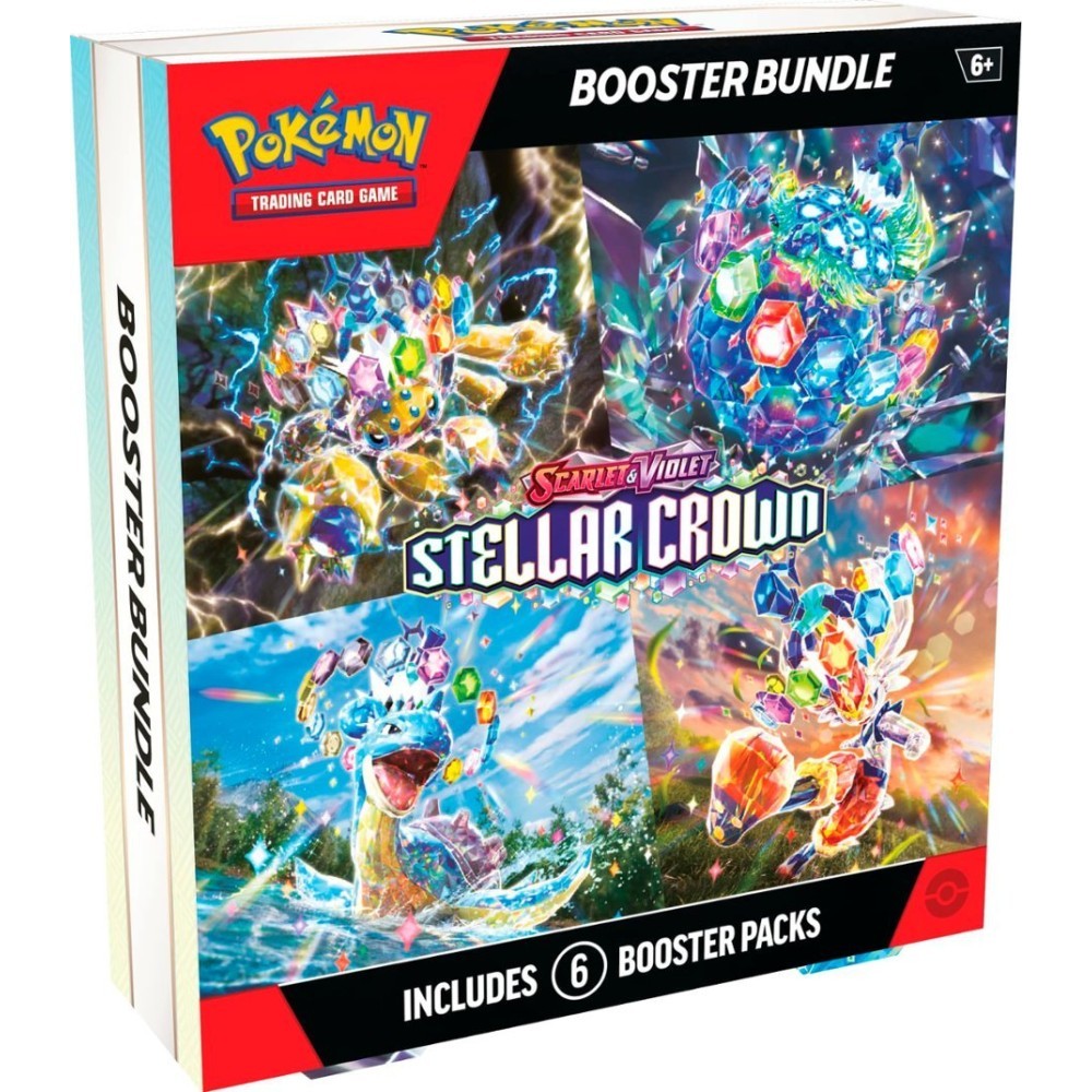 pokemon crystal guardians booster box Pokemon TCG S&V Stellar Crown Booster Bundle – Common Ground Games