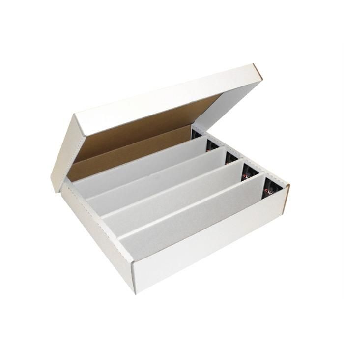 Cardboard Boxes For Cards BCW 800-Count Corrugated Cardboard Storage Box   For Sports, Pokemon, Trading Cards  Made In USA  4 Pack