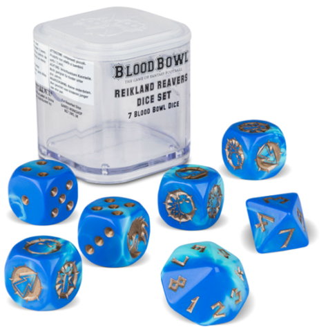 Blood Bowl Reikland Reavers Dice Set Home page Games Workshop   