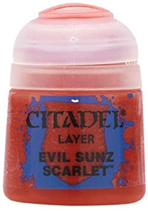 Citadel Layer Evil Sunz Scarlet Paints Games Workshop   