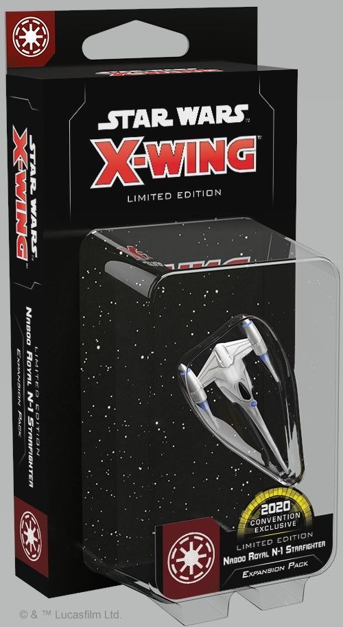 Star Wars X-Wing 2nd Edition: Naboo Royal N-1 Starfighter Limited Edition Supplies Asmodee   