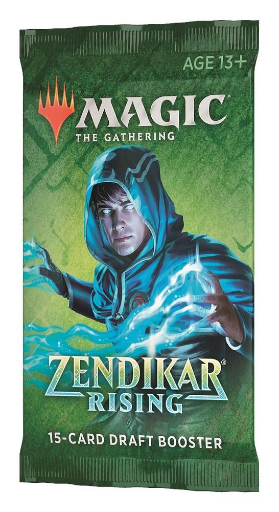 MTG: Zendikar Rising Draft Booster Trading Card Games Wizards of the Coast   