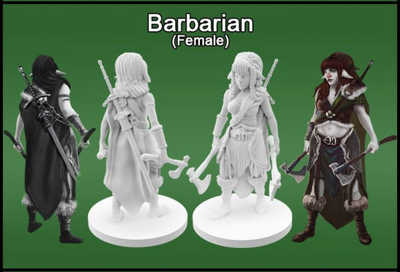 Krakenships Miniatures Phoradin Female Barbarian  Other   