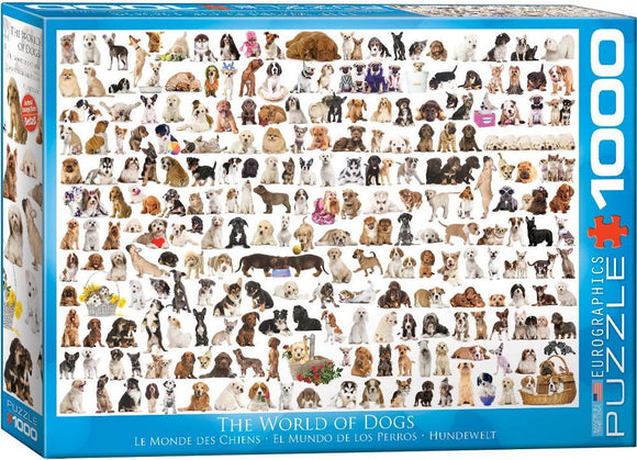 The World of Dogs 1000pc Puzzle  Common Ground Games   