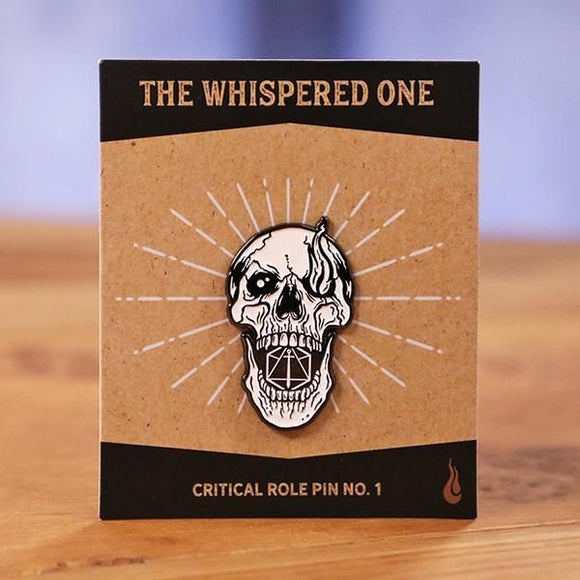 Critical Role The Whispering One Skull Pin  Common Ground Games   
