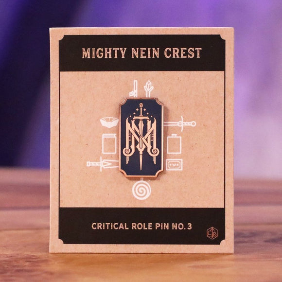 Critical Role Mighty Nein Crest Pin  Common Ground Games   