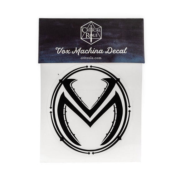 Critical Role Vox Machina Crest Vinyl Decal  Common Ground Games   