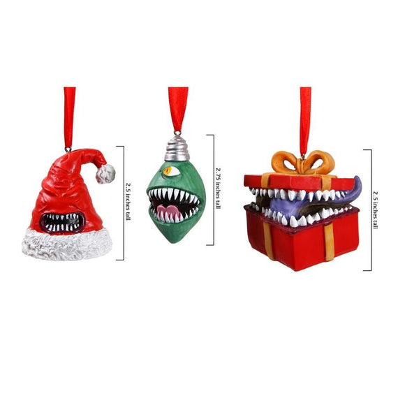 Monstrous Merrymakers Ornaments  Forged Dice Co   