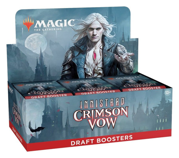 MTG: Innistrad: Crimson Vow Draft Booster Box Trading Card Games Wizards of the Coast   