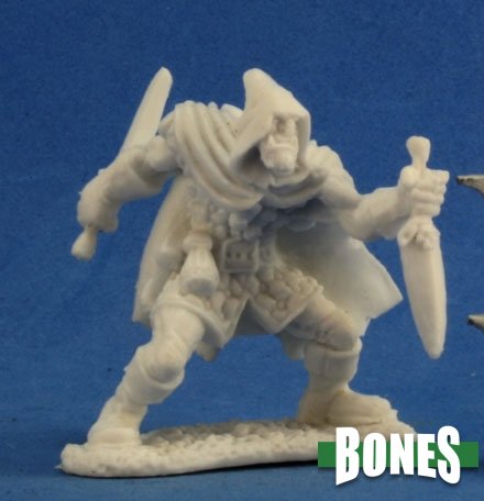 Reaper Miniatures Bones Rogan, Half Orc Rogue (77224) Home page Reaper Miniatures   
