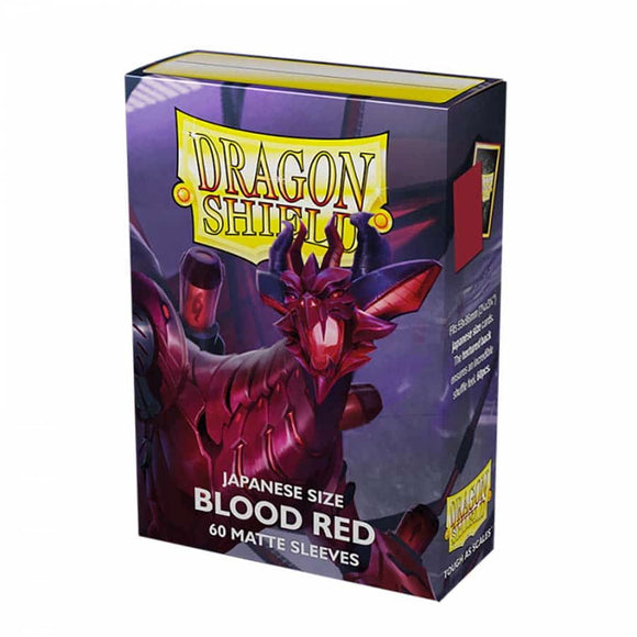 Dragon Shield 60 Japanese Blood Red Deck Protectors Supplies Arcane Tinmen   