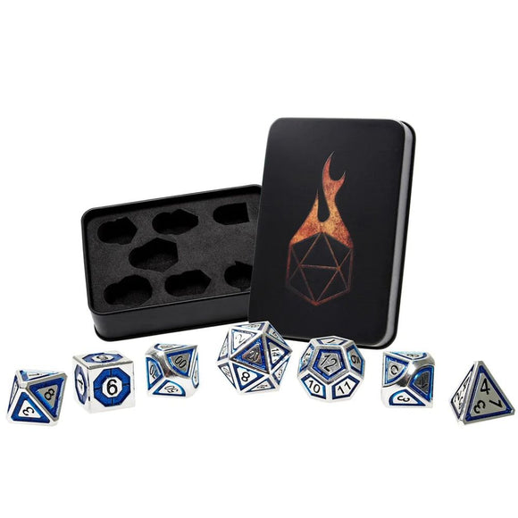 7ct Azure Enchantment Metal Dic  Forged Dice Co   