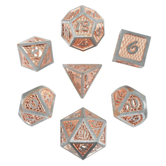 7ct Copper Drake Metal Dice  Forged Dice Co   