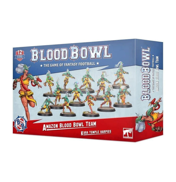 Blood Bowl Amazon Team: Kara Temple Harpies  Games Workshop   