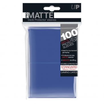 Ultra Pro Standard Card Game Sleeves 100ct Pro-Matte Blue (84514) Supplies Ultra Pro   