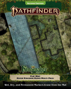 Pathfinder 2e FlipMat Kingmaker River Kingdom Ruins Multi-Pack  Paizo   