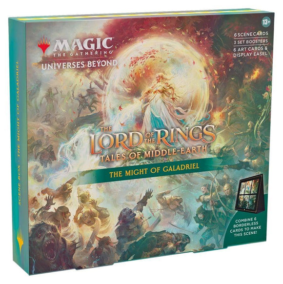 MTG: Lord of the Rings: Tales of Middle-Earth: Scene Box: The Might of Galadriel Trading Card Games Wizards of the Coast   