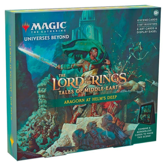 MTG: Lord of the Rings: Tales of Middle-Earth: Scene Box: Aragorn at Helm's Deep Trading Card Games Wizards of the Coast   