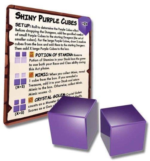 Dungeon Drop Shiny Purple Cubes  Common Ground Games   