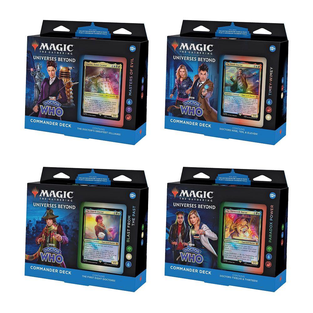 MTG: Doctor Who Commander All 4 Decks Common Ground Games MTG: Doctor Who Commander All 4 Decks Common Ground Games