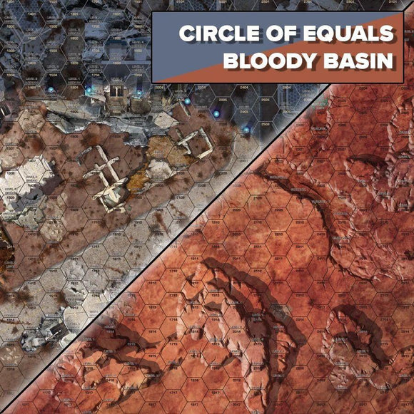 BattleTech BattleMap Circle of Equals/Bloody Basin  Catalyst Game Labs   