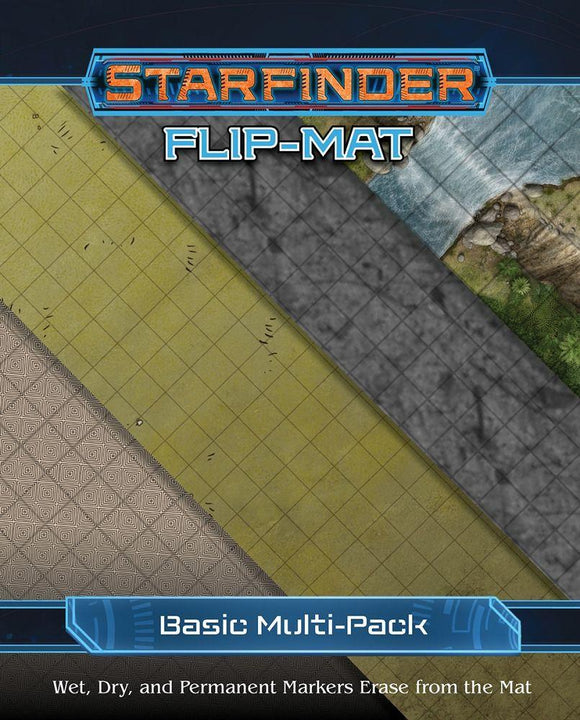 Starfinder Flip Mat Multi Basic Terrain  Paizo   