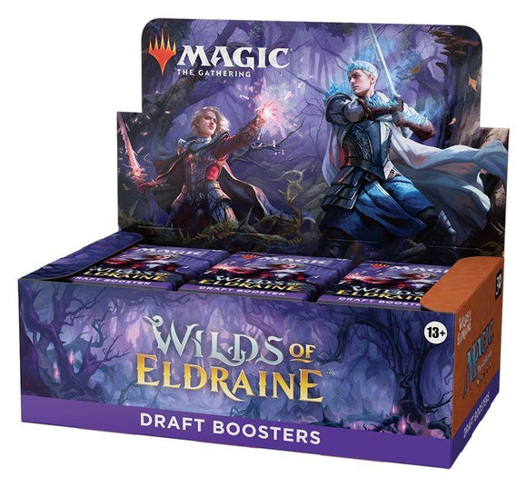 MTG: Wilds of Eldraine Draft Box Trading Card Games Wizards of the Coast   