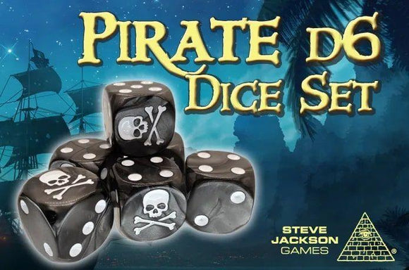 Pirate D6 Dice Set  Steve Jackson Games   