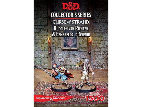 D&D Collector's Series Curse of Strahd Rudolph Van Richten & Ezmerelda D'Avenir Home page Gale Force Nine   