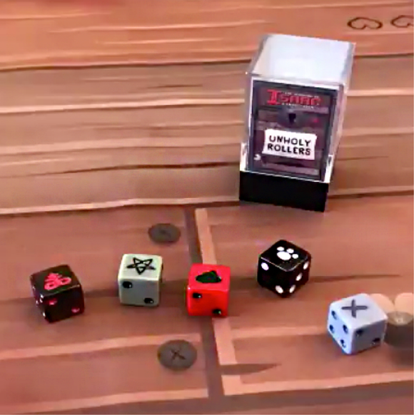 The Binding of Isaac: Four Souls - Unholy Rollers Dice Set Home page Other   