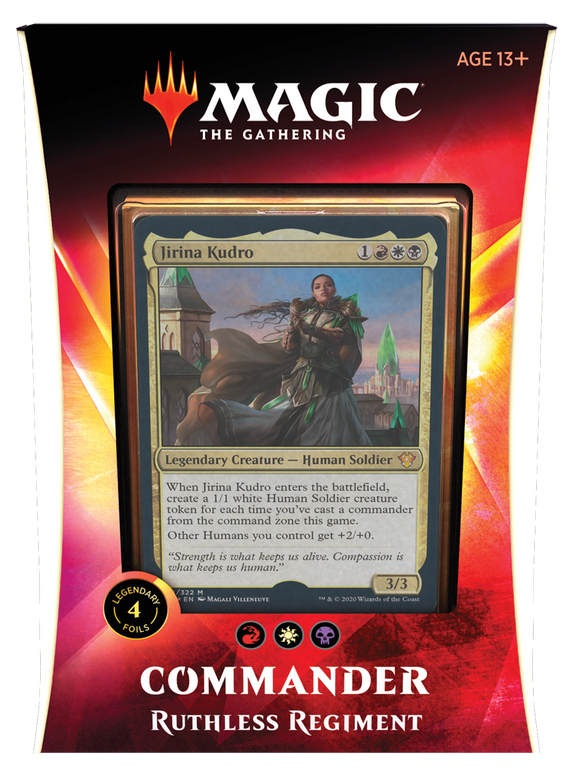 MTG: Commander 2020 Ruthless Regiment Trading Card Games Wizards of the Coast   