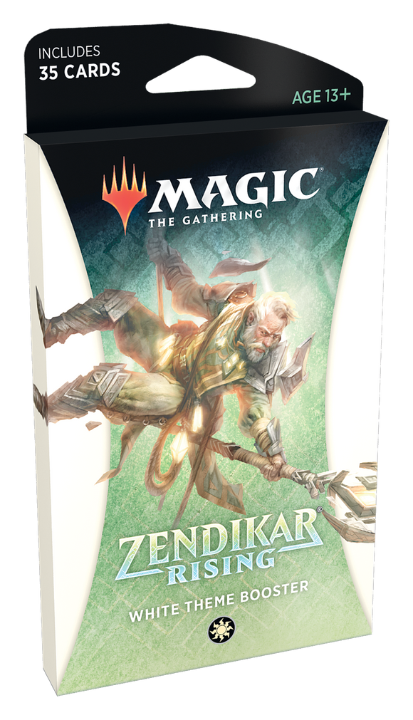 MTG: Zendikar Rising Theme Booster - White Trading Card Games Wizards of the Coast   
