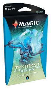 MTG: Zendikar Rising Theme Booster - Blue Trading Card Games Wizards of the Coast   