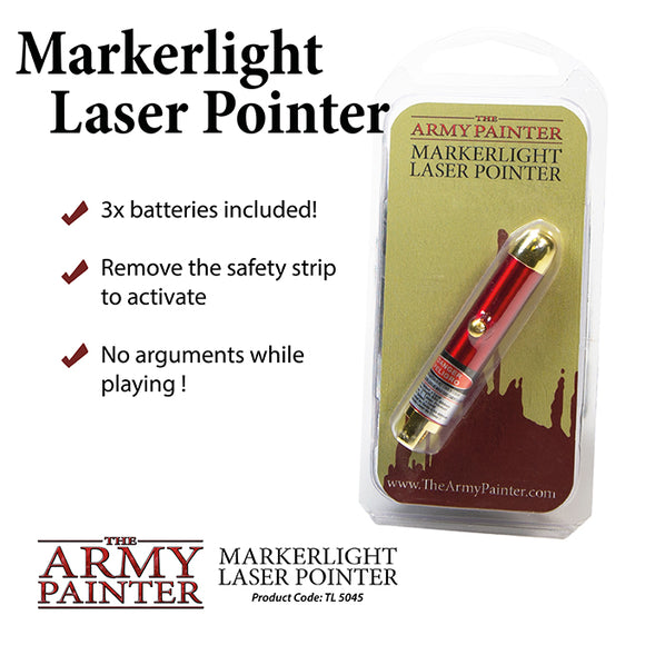 Army Painter Hobby Tools: Markerlight Laser Pointer Supplies Army Painter   
