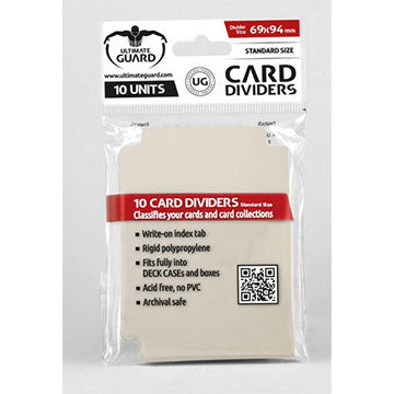 Ultimate Guard Card Dividers 10ct Sand (10360) Home page Ultimate Guard   