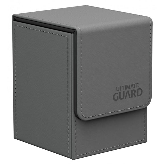 Ultimate Guard 100+ Leatherette Flip Deck Box Grey (10399) Home page Ultimate Guard   