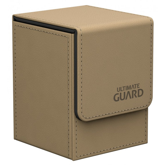 Ultimate Guard 100+ Leatherette Flip Deck Box Sand (10400) Home page Ultimate Guard   