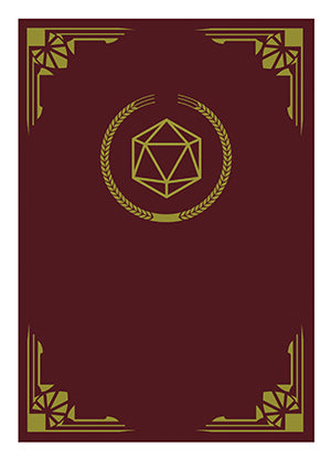 Herobook 5e Player Notebook - Garnet Red Home page Other   