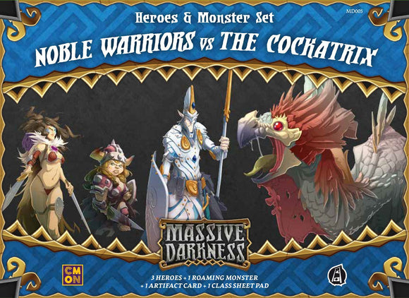 Massive Darkness: Heroes & Monster Set – Noble Warriors vs The Cockatrix Home page Cool Mini or Not   