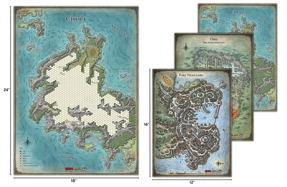 D&D 5e Tomb of Annihilation Map Set Home page Gale Force Nine   