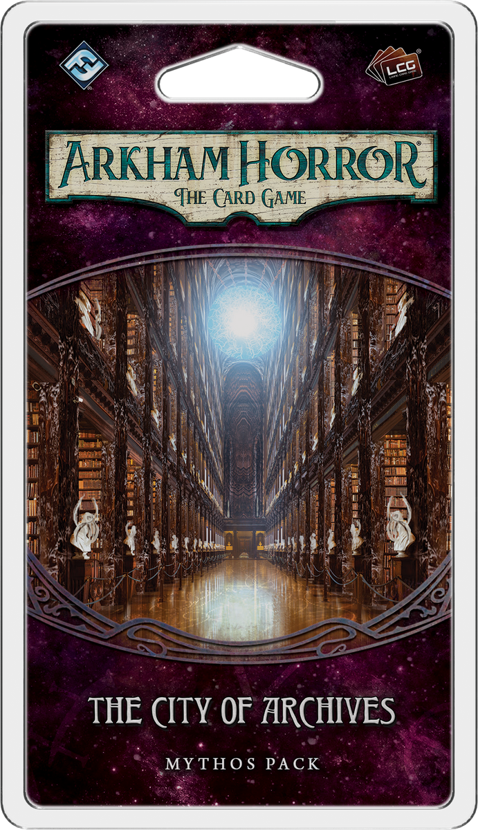 arkham horror mythos cards Arkham Horror Card Game: The City of Archives Mythos Pack – Common Ground Games