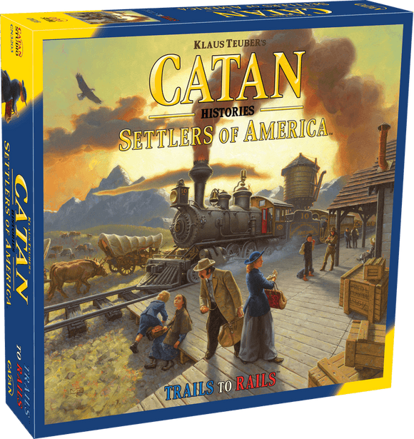Catan Histories: Settlers of America – Trails to Rails Home page Asmodee   