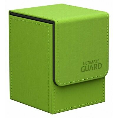 Ultimate Guard 100+ Leatherette Flip Deck Box Green (10398) Home page Ultimate Guard   