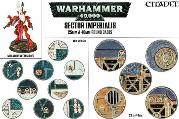 Warhammer 40K Sector Imperialis 25 & 40mm Round Bases Home page Games Workshop   